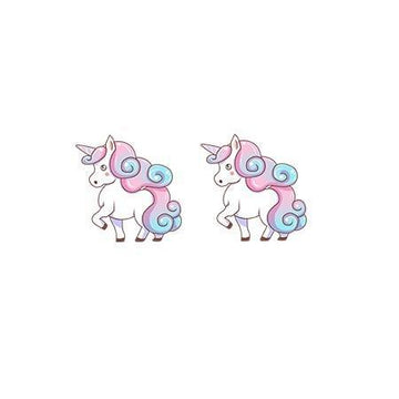 Pendientes de unicornio Pastel - Un unicornio