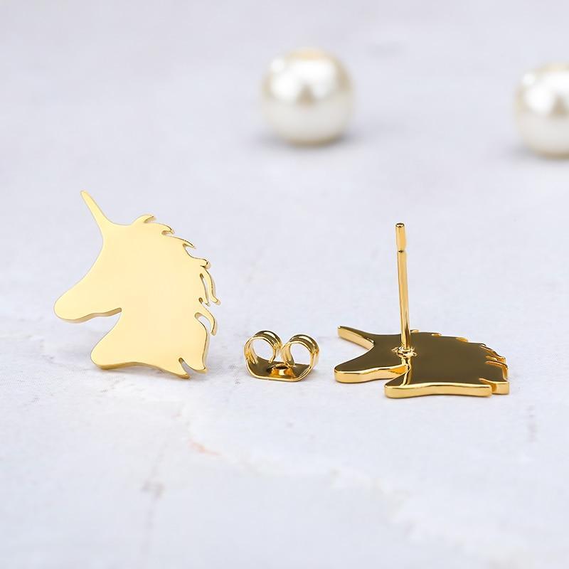Unicorn earrings Gold Plated - A Unicorn