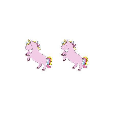 Unicorn earrings Rose - A Unicorn