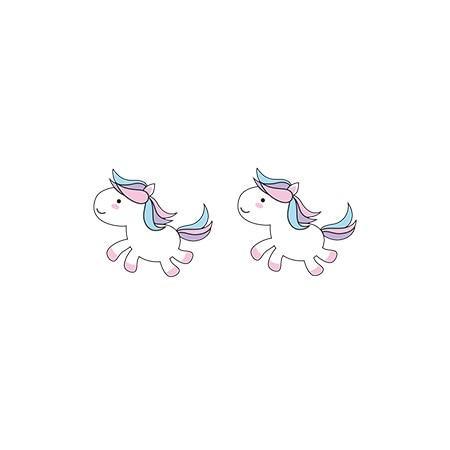 Unicorn earrings Flying - A Unicorn