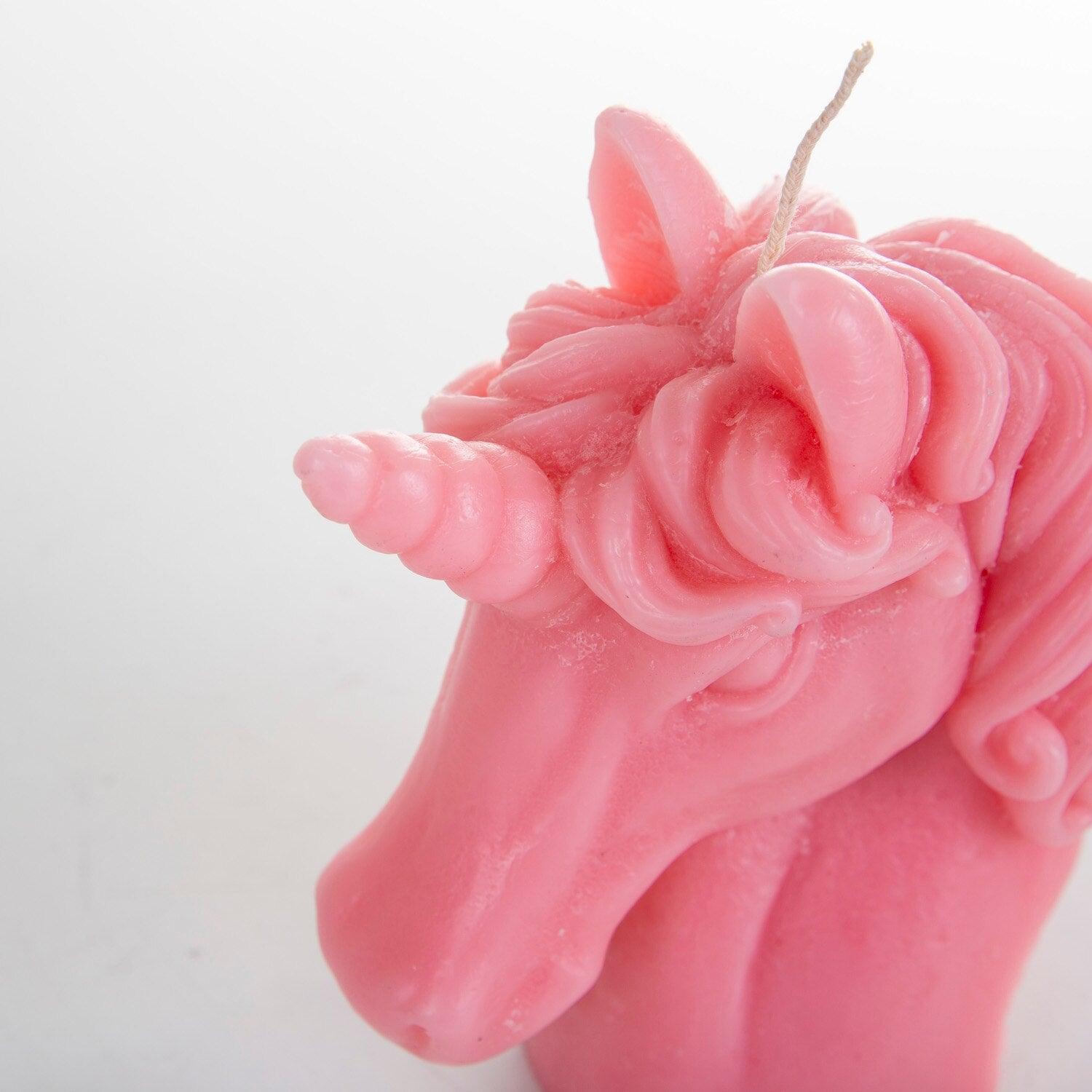 Unicorn shaped birthday candle - Unicorn