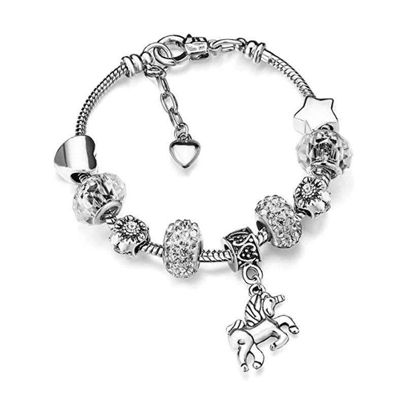 Unicorn Bracelet with Stones - Unicorn