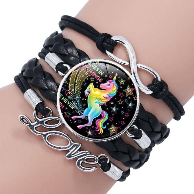Unicorn Braided Girl Bracelet - Unicorn