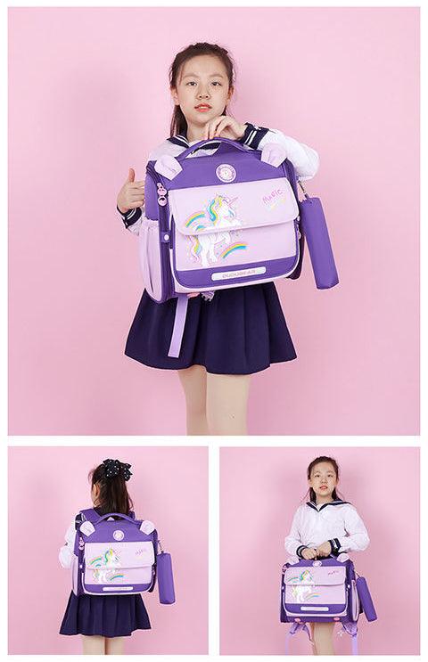 Magical unicorn school bag with complete kit - Unicorn