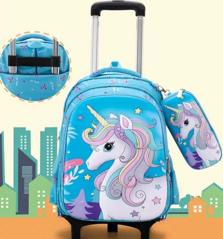 Cartable roulette licorne 3 en 1 Une Licorne