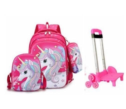 Roulette unicorn 3 in 1 school bag - Unicorn