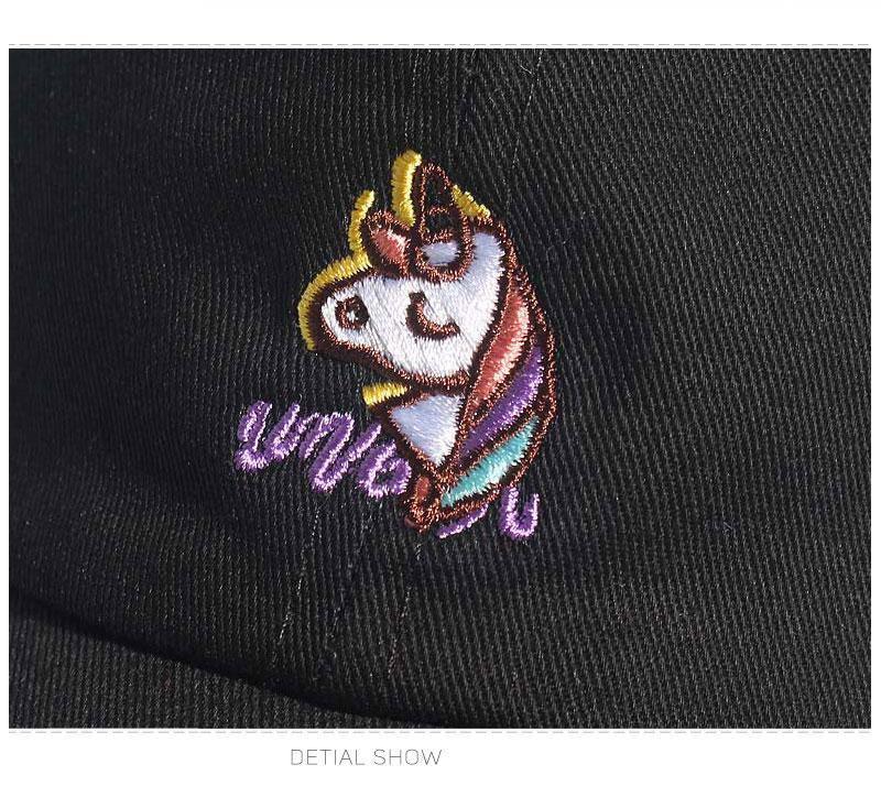 Unicorn Embroidered Cap - Unicorn