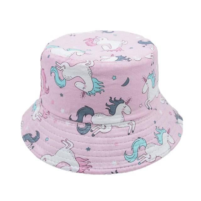 Sombrero De Pescador Con Estampado De Unicornio - Unicornio