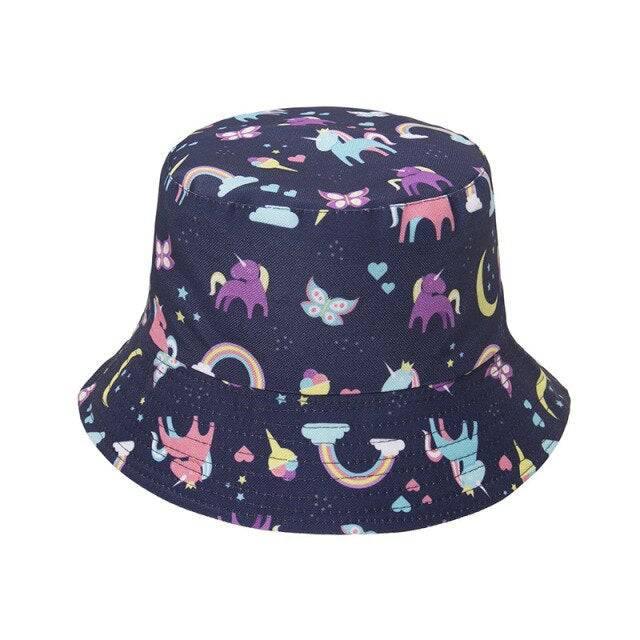 Reversible Unicorn Summer Hat - Unicorn