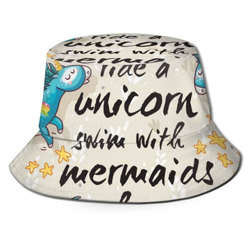 Unicorn Mermaid Summer Hat - Unicorn