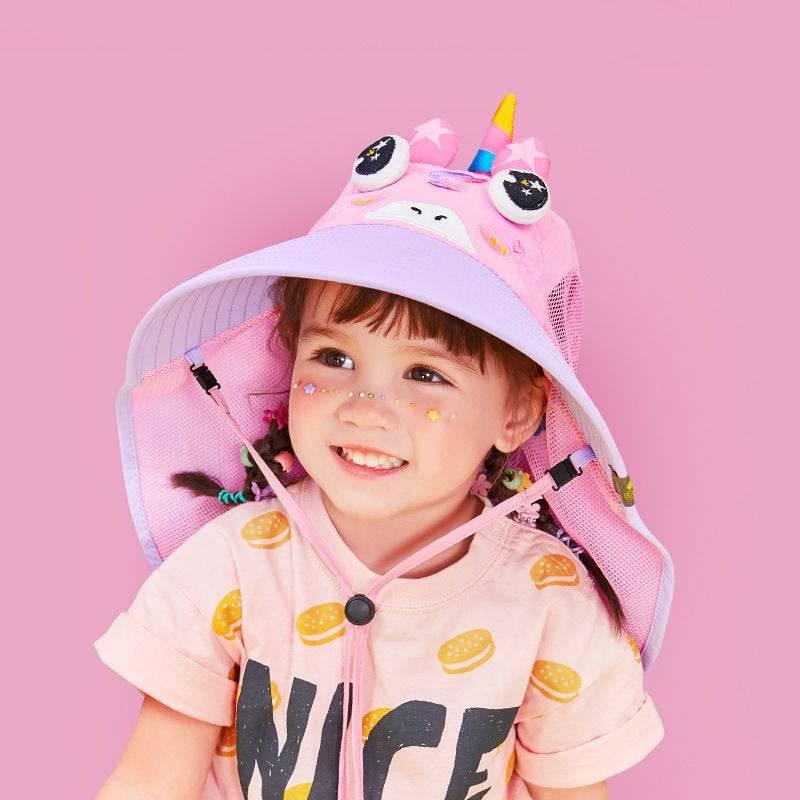 Chapeau De Protection Solaire Licorne Une Licorne