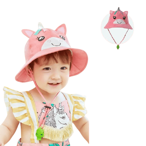 Unicorn Children's Hat With Rope - Unicorn