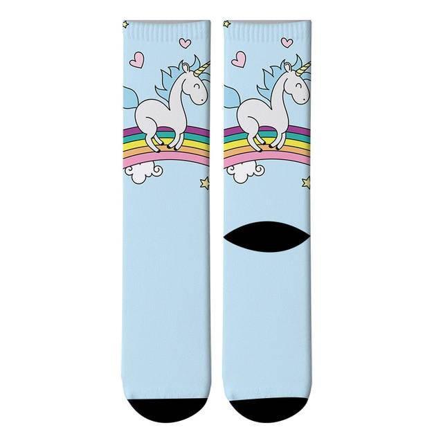 Blue Unicorn Socks - Unicorn