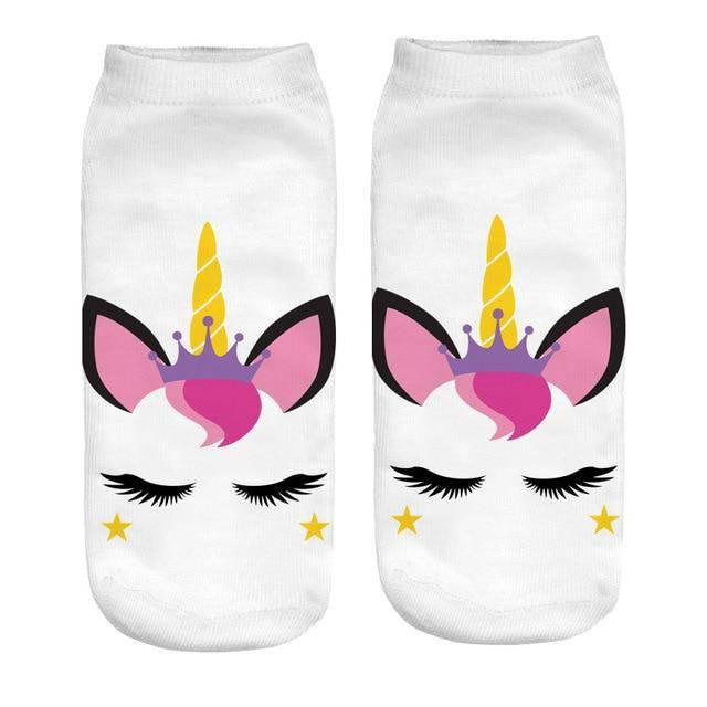 Unicorn Emoji Socks - Unicorn