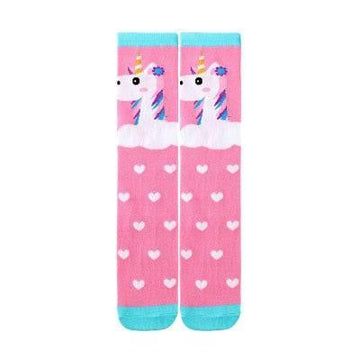 Calcetines altos de unicornio para niñas - Unicornio
