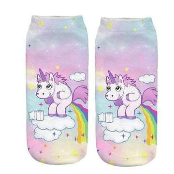 Humorous Unicorn Socks - Unicorn