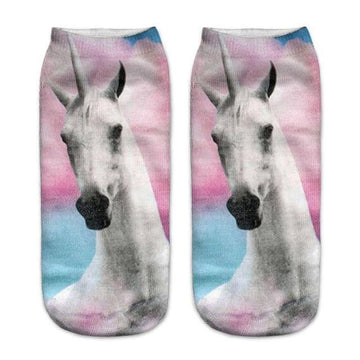 Realistic Unicorn Socks - Unicorn