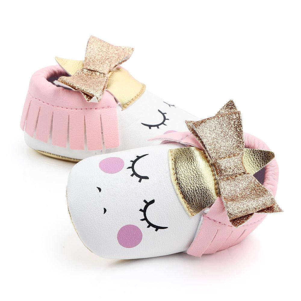 Baby Unicorn Leather Booties