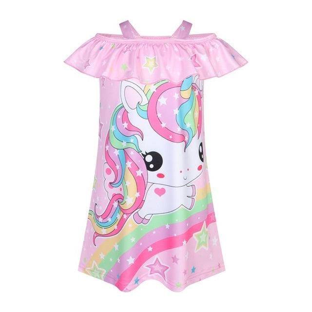 Unicorn suspender nightgown - Unicorn
