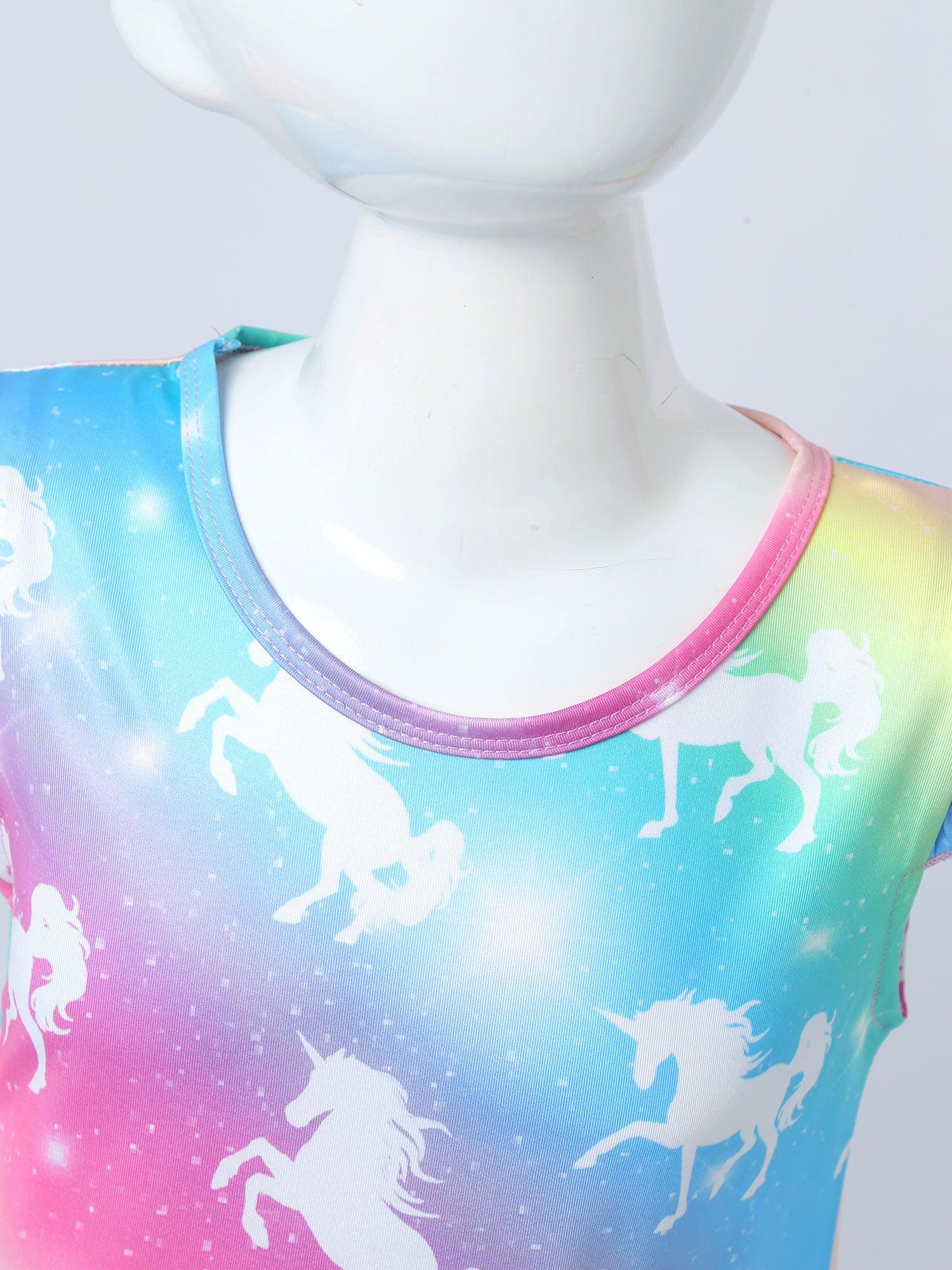Chemise de nuit arc-en-ciel licorne - Licorne