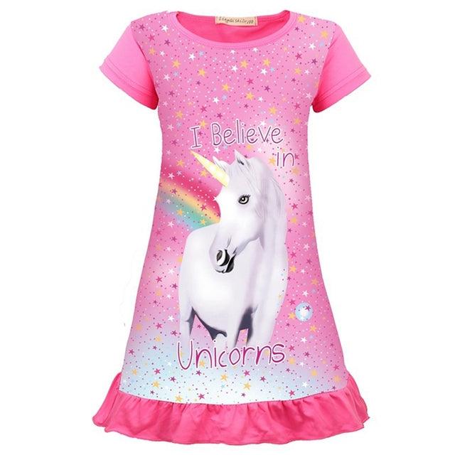 Unicorn flared nightgown