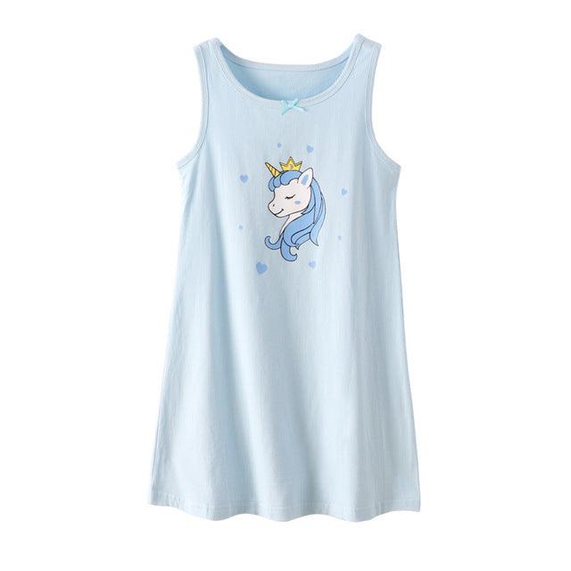 Unicorn sleeveless nightgown