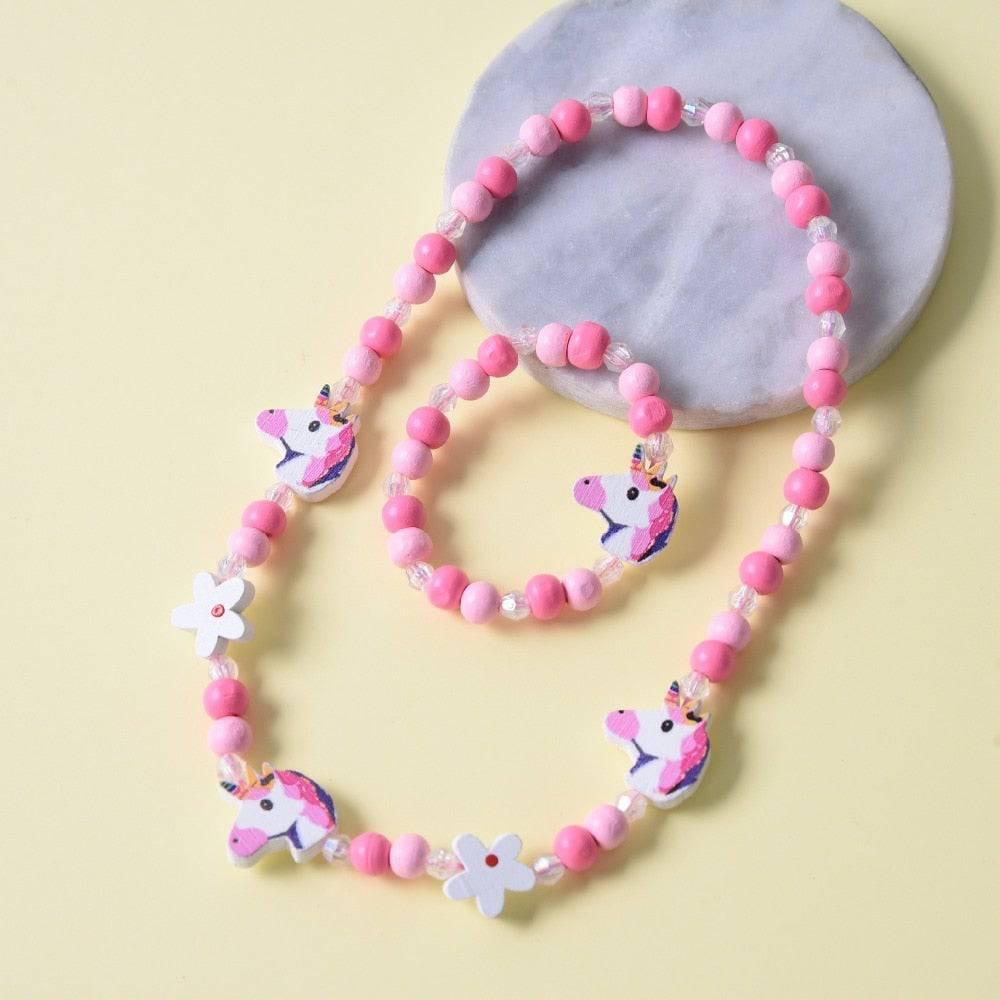 Unicorn Necklace and Bracelet For Girl - Unicorn