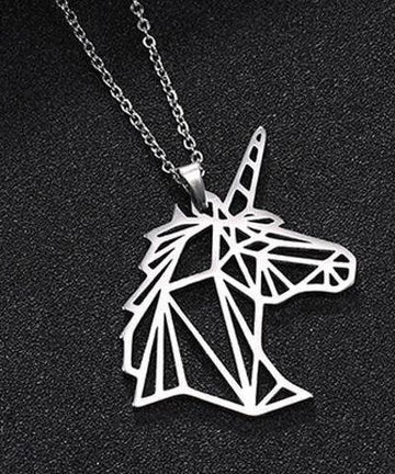 Origami Unicorn Necklace - Unicorn