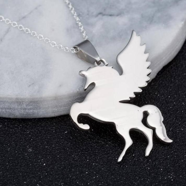 Unicorn Pegasus Necklace - A Unicorn