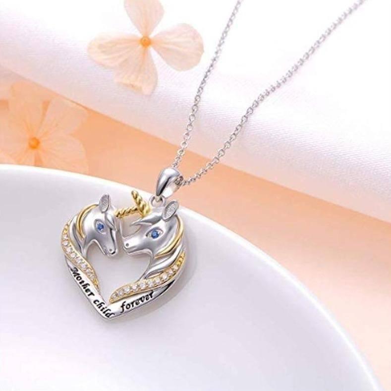 NPRINUN-S-Alex Woo-Little Princess Sterling Silver Unicorn Necklace-SVS  Fine Jewelry