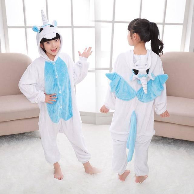 Combinaison licorne à capuche en polaire BEIGE CLAIR pour enfant Combinaison licorne à capuche en polaire BEIGE CLAIR pour enfant