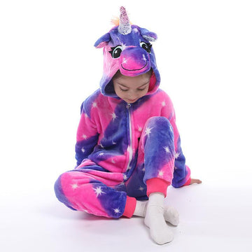 Unicorn Pajama Girl Jumpsuit - Unicorn