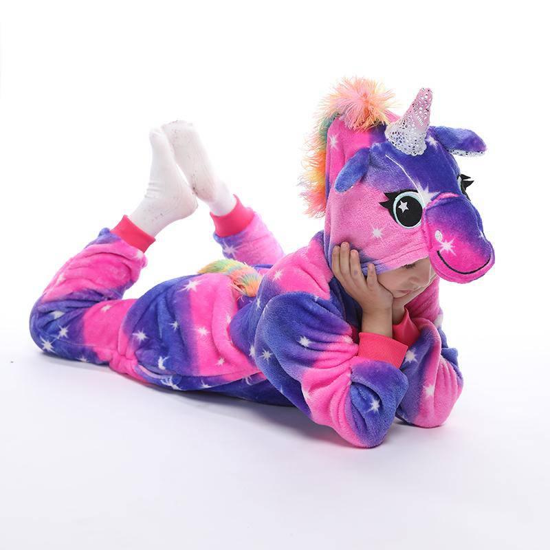 Pijama Unicornio Niña Pijama Entero