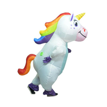 Rainbow unicorn costume
