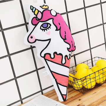 Coussin Licorne Glace