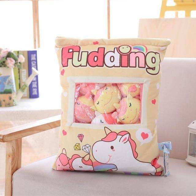 Unicorn Cushion Miniature Surprise Soft Toys - Unicorn