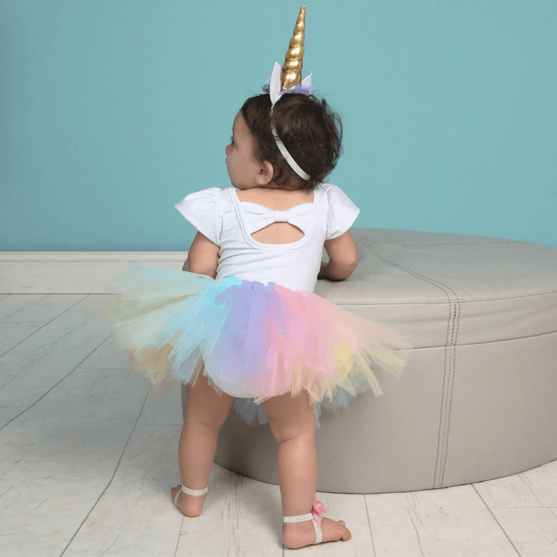 Disfraz de tutú de unicornio de 1er cumpleaños