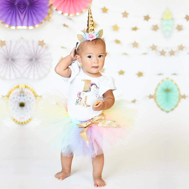Disfraz de unicornio para 1er cumpleaños - Unicornio