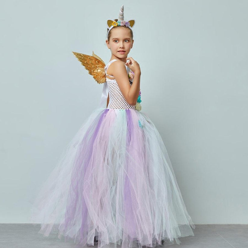 Robe Fille Licorne Next - Taille 18-24 Mois - Rose - Coton - Occasion Très Bon État