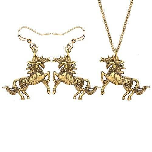 Steel Unicorn Jewelry Set - Unicorn