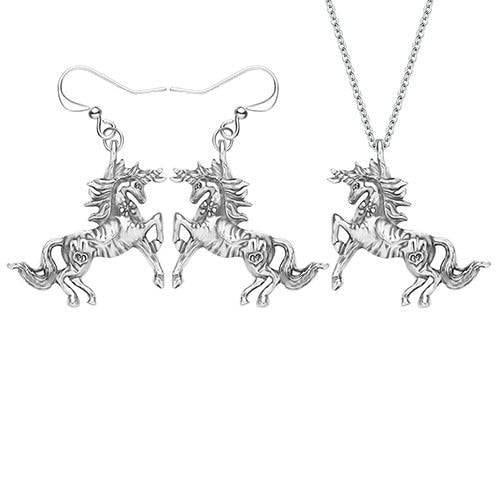 Steel Unicorn Jewelry Set - Unicorn