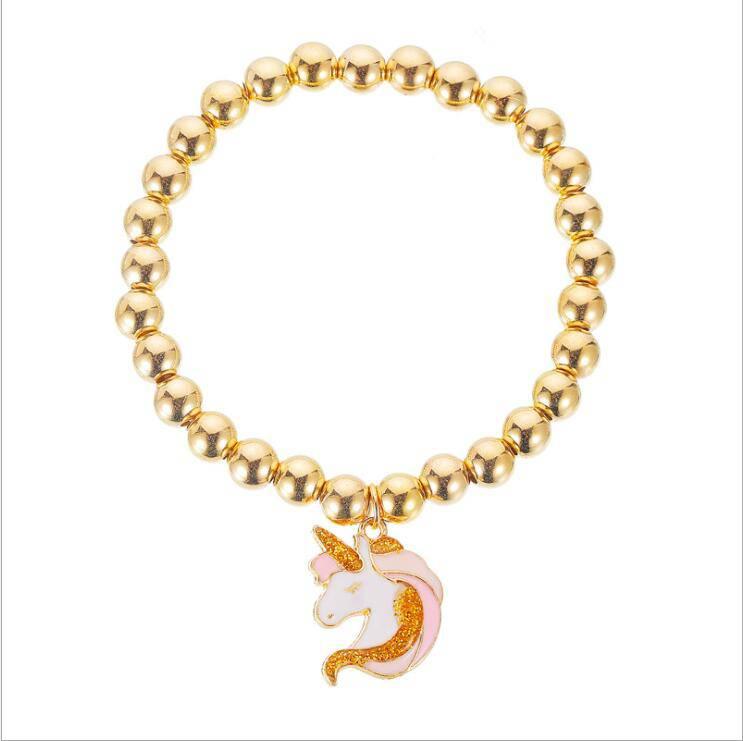 Conjunto de joyas de unicornio para mujer chapado en oro - Unicornio