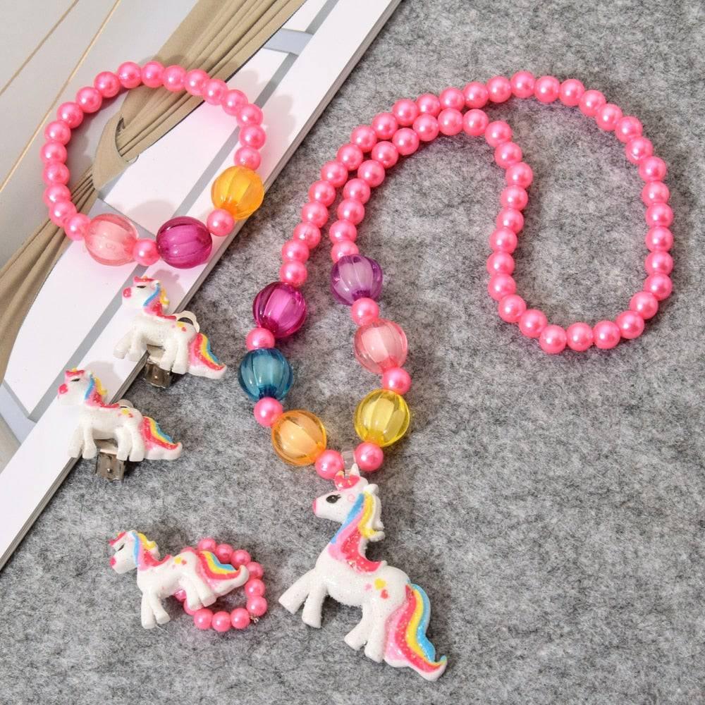 Unicorn Jewelry Set For Kids - Unicorn