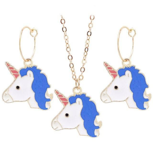 Unicorn Head Jewelry Set - Unicorn