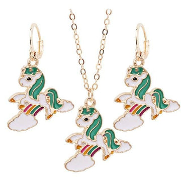 Unicorn Green Jewelry Set - Unicorn