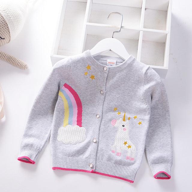 Girls unicorn cardigan sale