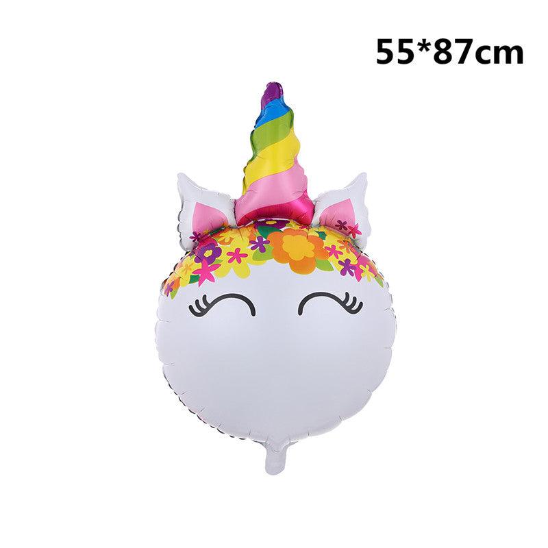 Valentine's Day unicorn balloon garland - Unicorn