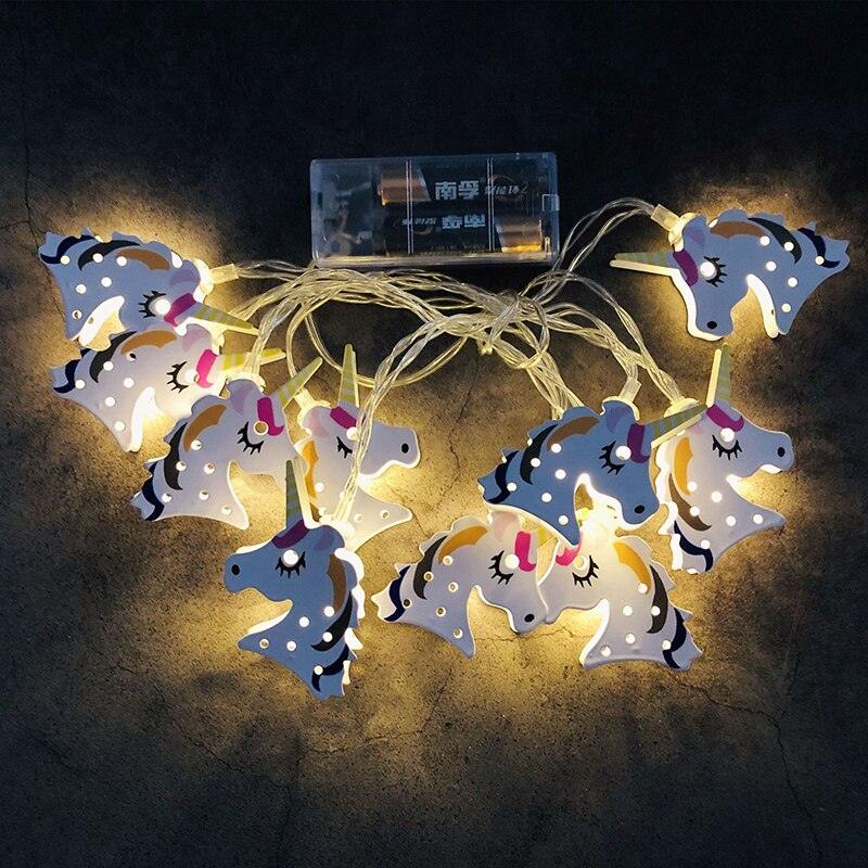 Guirlande lumineuse licorne - Licorne