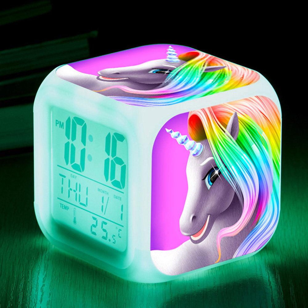 Color Changing Unicorn Electronic Clock - Unicorn