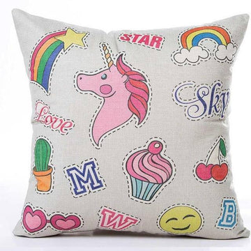Cushion cover Unicorn Drawings and Objects - Unicorn
